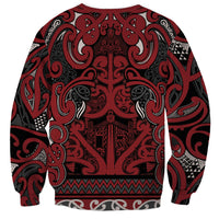 Aotearoa Iwi Ngati Toa Sweatshirt Maori Wharenui House Tribal Pattern LT9 - Polynesian Pride