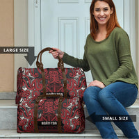 Aotearoa Iwi Ngati Toa Travel Bag Maori Wharenui House Tribal Pattern LT9 - Polynesian Pride