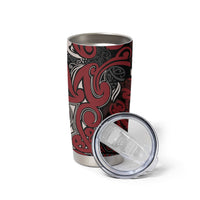 Aotearoa Iwi Ngati Toa Tumbler Cup Maori Wharenui House Tribal Pattern LT9 - Polynesian Pride