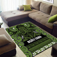 Aotearoa Iwi Ngāti Tama ki Taranaki Trust Area Rug Maori Wharenui House Tribal Pattern LT9 - Polynesian Pride