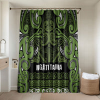 Aotearoa Iwi Ngāti Tama ki Taranaki Trust Bathroom Set Maori Wharenui House Tribal Pattern