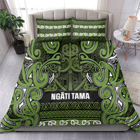 Aotearoa Iwi Ngāti Tama ki Taranaki Trust Bedding Set Maori Wharenui House Tribal Pattern LT9 - Polynesian Pride