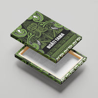 Aotearoa Iwi Ngāti Tama ki Taranaki Trust Canvas Wall Art Maori Wharenui House Tribal Pattern LT9 - Polynesian Pride