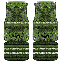 Aotearoa Iwi Ngāti Tama ki Taranaki Trust Car Mats Maori Wharenui House Tribal Pattern LT9 - Polynesian Pride