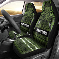 Aotearoa Iwi Ngāti Tama ki Taranaki Trust Car Seat Cover Maori Wharenui House Tribal Pattern LT9 - Polynesian Pride
