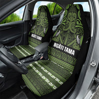 Aotearoa Iwi Ngāti Tama ki Taranaki Trust Car Seat Cover Maori Wharenui House Tribal Pattern LT9 - Polynesian Pride