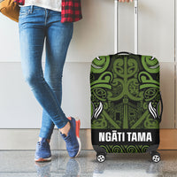 Aotearoa Iwi Ngāti Tama ki Taranaki Trust Luggage Cover Maori Wharenui House Tribal Pattern LT9 - Polynesian Pride