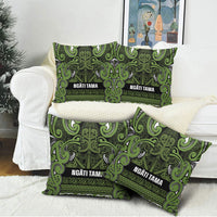 Aotearoa Iwi Ngāti Tama ki Taranaki Trust Pillow Cover Maori Wharenui House Tribal Pattern LT9 - Polynesian Pride