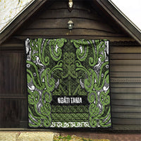 Aotearoa Iwi Ngāti Tama ki Taranaki Trust Quilt Maori Wharenui House Tribal Pattern LT9 - Polynesian Pride