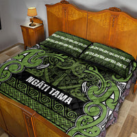 Aotearoa Iwi Ngāti Tama ki Taranaki Trust Quilt Bed Set Maori Wharenui House Tribal Pattern LT9 - Polynesian Pride