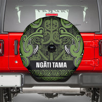 Aotearoa Iwi Ngāti Tama ki Taranaki Trust Spare Tire Cover Maori Wharenui House Tribal Pattern LT9 - Polynesian Pride