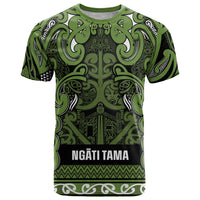 Aotearoa Iwi Ngāti Tama ki Taranaki Trust T Shirt Maori Wharenui House Tribal Pattern