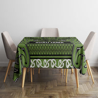 Aotearoa Iwi Ngāti Tama ki Taranaki Trust Tablecloth Maori Wharenui House Tribal Pattern LT9 - Polynesian Pride