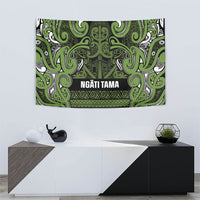 Aotearoa Iwi Ngāti Tama ki Taranaki Trust Tapestry Maori Wharenui House Tribal Pattern LT9 - Polynesian Pride