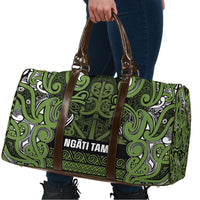 Aotearoa Iwi Ngāti Tama ki Taranaki Trust Travel Bag Maori Wharenui House Tribal Pattern LT9 - Polynesian Pride