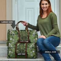 Aotearoa Iwi Ngāti Tama ki Taranaki Trust Travel Bag Maori Wharenui House Tribal Pattern LT9 - Polynesian Pride