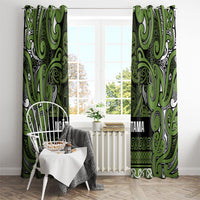 Aotearoa Iwi Ngāti Tama ki Taranaki Trust Window Curtain Maori Wharenui House Tribal Pattern LT9 - Polynesian Pride