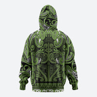 Aotearoa Iwi Ngāti Tama ki Taranaki Trust Zip Hoodie Maori Wharenui House Tribal Pattern LT9 - Polynesian Pride