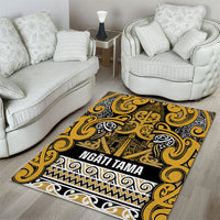 Aotearoa Iwi Ngāti Tama ki Te Waipounamu Trust Area Rug Maori Wharenui House Tribal Pattern LT9 - Polynesian Pride