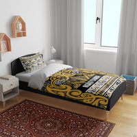 Aotearoa Iwi Ngāti Tama ki Te Waipounamu Trust Bedding Set Maori Wharenui House Tribal Pattern LT9 - Polynesian Pride