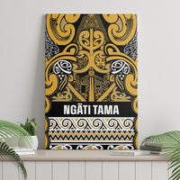 Aotearoa Iwi Ngāti Tama ki Te Waipounamu Trust Canvas Wall Art Maori Wharenui House Tribal Pattern LT9 - Polynesian Pride