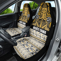 Aotearoa Iwi Ngāti Tama ki Te Waipounamu Trust Car Seat Cover Maori Wharenui House Tribal Pattern LT9 - Polynesian Pride