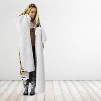 Aotearoa Iwi Ngāti Tama ki Te Waipounamu Trust Hooded Blanket Maori Wharenui House Tribal Pattern
