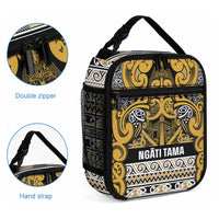 Aotearoa Iwi Ngāti Tama ki Te Waipounamu Trust Lunch Bag Maori Wharenui House Tribal Pattern