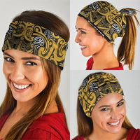 Aotearoa Iwi Ngāti Tama ki Te Waipounamu Trust Neck Gaiter Maori Wharenui House Tribal Pattern LT9 - Polynesian Pride