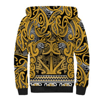 Aotearoa Iwi Ngāti Tama ki Te Waipounamu Trust Sherpa Hoodie Maori Wharenui House Tribal Pattern LT9 - Polynesian Pride
