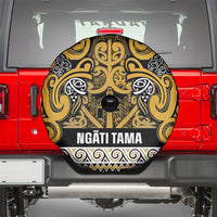 Aotearoa Iwi Ngāti Tama ki Te Waipounamu Trust Spare Tire Cover Maori Wharenui House Tribal Pattern LT9 - Polynesian Pride