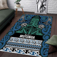 Aotearoa Iwi Ngati Mutunga Area Rug Maori Wharenui House Tribal Pattern