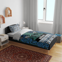 Aotearoa Iwi Ngati Mutunga Bedding Set Maori Wharenui House Tribal Pattern