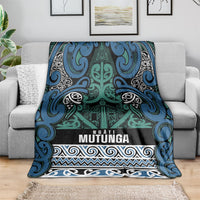 Aotearoa Iwi Ngati Mutunga Blanket Maori Wharenui House Tribal Pattern