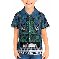 Aotearoa Iwi Ngati Mutunga Hawaiian Shirt Maori Wharenui House Tribal Pattern