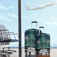 Aotearoa Iwi Ngati Mutunga Luggage Cover Maori Wharenui House Tribal Pattern