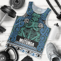Aotearoa Iwi Ngati Mutunga Men Tank Top Maori Wharenui House Tribal Pattern