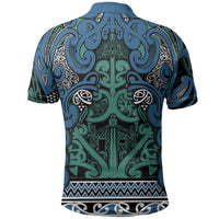Aotearoa Iwi Ngati Mutunga Polo Shirt Maori Wharenui House Tribal Pattern