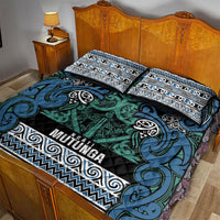 Aotearoa Iwi Ngati Mutunga Quilt Bed Set Maori Wharenui House Tribal Pattern