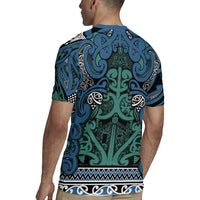 Aotearoa Iwi Ngati Mutunga Rugby Jersey Maori Wharenui House Tribal Pattern