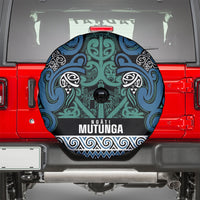 Aotearoa Iwi Ngati Mutunga Spare Tire Cover Maori Wharenui House Tribal Pattern