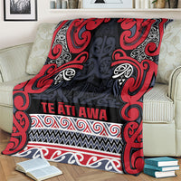 Aotearoa Iwi Te ati Awa Blanket Maori Wharenui House Tribal Pattern