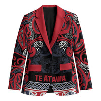 Aotearoa Iwi Te ati Awa Blazer Maori Wharenui House Tribal Pattern