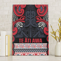 Aotearoa Iwi Te ati Awa Canvas Wall Art Maori Wharenui House Tribal Pattern