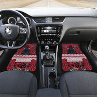 Aotearoa Iwi Te ati Awa Car Mats Maori Wharenui House Tribal Pattern