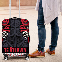 Aotearoa Iwi Te ati Awa Luggage Cover Maori Wharenui House Tribal Pattern