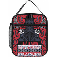 Aotearoa Iwi Te ati Awa Lunch Bag Maori Wharenui House Tribal Pattern