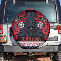 Aotearoa Iwi Te ati Awa Spare Tire Cover Maori Wharenui House Tribal Pattern