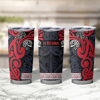 Aotearoa Iwi Te ati Awa Tumbler Cup Maori Wharenui House Tribal Pattern