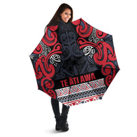 Aotearoa Iwi Te ati Awa Umbrella Maori Wharenui House Tribal Pattern